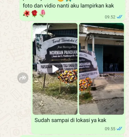 Pengiriman Karangan Bunga Rawa Badak Utara