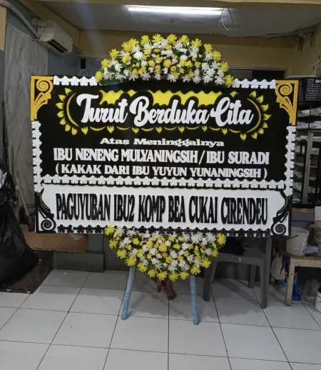 Papan Bunga Duka Rawa Badak Utara